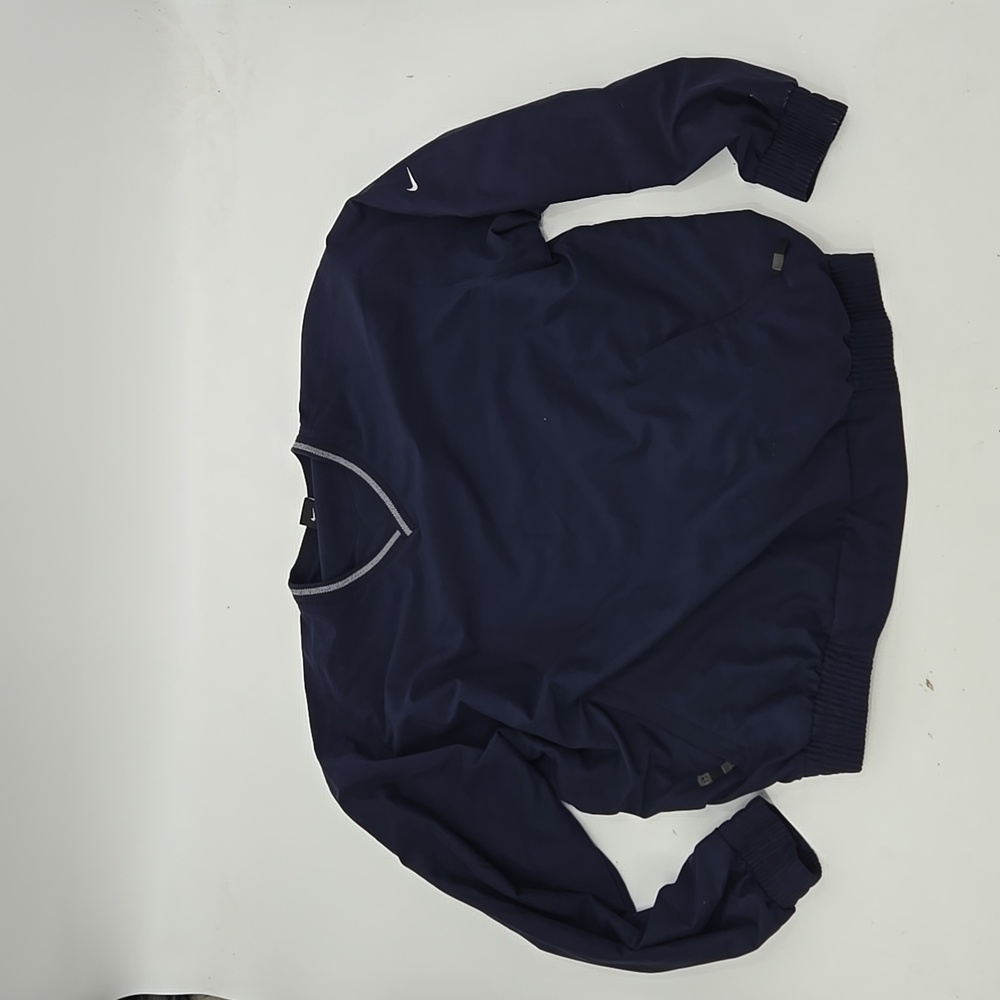 Vintage nike golf pullover windbreaker XL navy blue